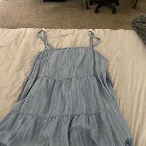 jean colored sundress from old navy